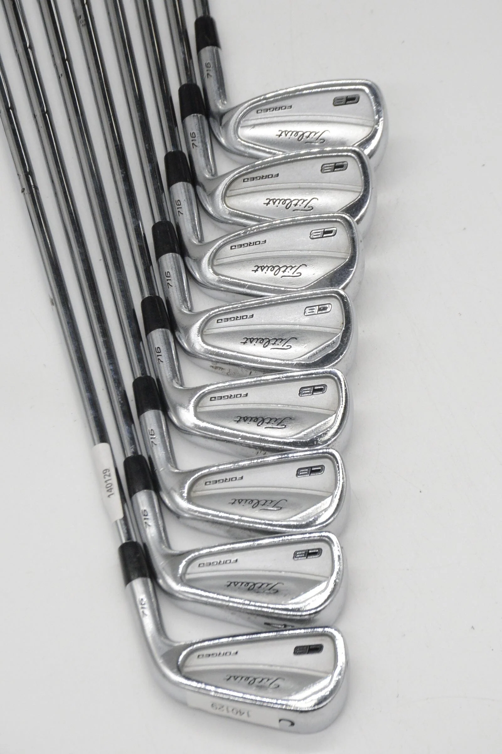 Titleist 716 CB Forged 3-PW Iron Set S Flex Std Length - Image 3